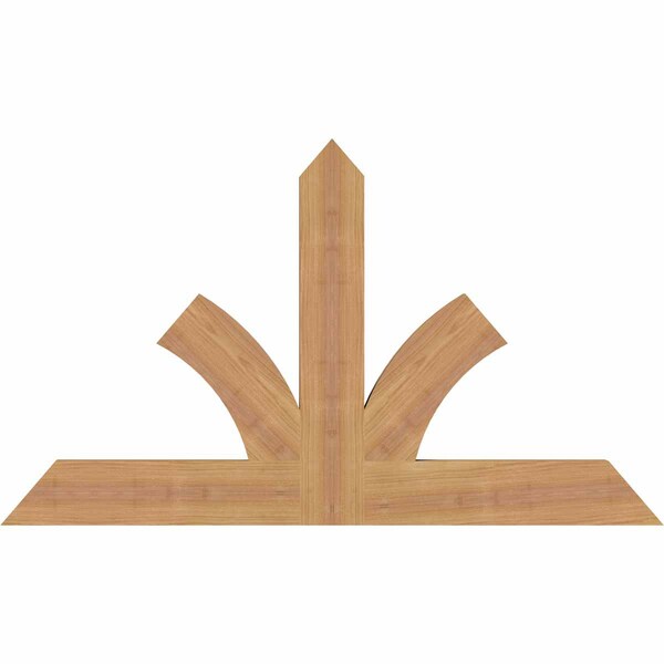 Ekena Millwork Richland Timber Gable Bracket, Western Red Cedar, 36"W x 21"H x 1 1/2"D x 3 1/2"F, 14/12 Pitch GBW036X21X0204RIC00SWR - main